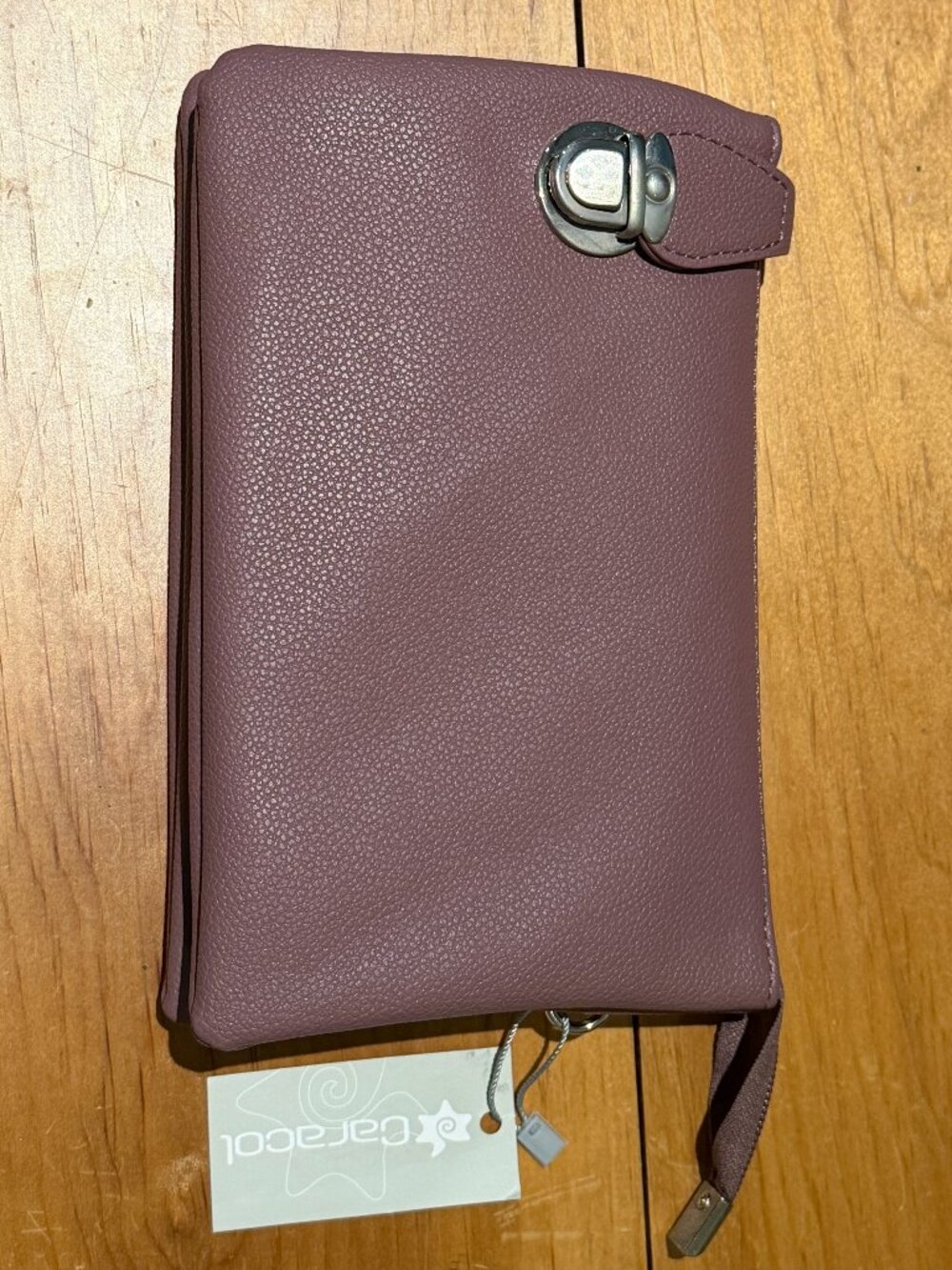 Caracol Triplet Crossbody Clutch Bag - Mauve